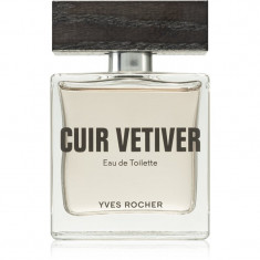 Yves Rocher Cuir Vétiver Eau de Toilette pentru bărbați 50 ml