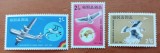 GHANA-&#039;&#039;AVIATIE,PASARI&#039;&#039;-Serie ff veche -Completa 3VAL-MNH LUX -NESTAMPIL.-VEZI SCAN, Nestampilat
