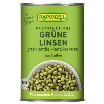 Linte verde la conserva, eco foto