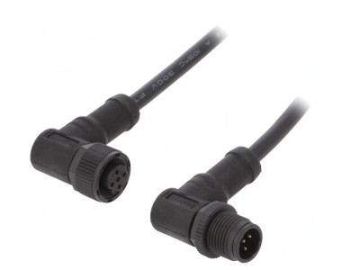 Cablu senzori automatizări M12-M12 1m foto
