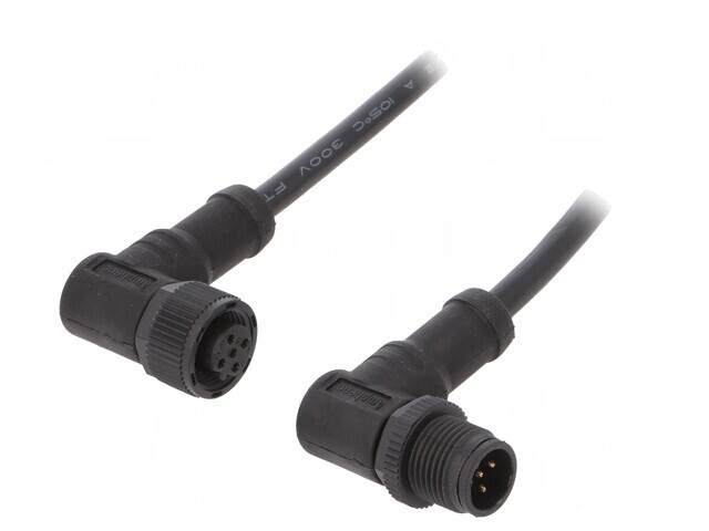 Cablu senzori automatizări M12-M12 1m