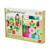 Cuburi cu ilustratii din gospodarie Courtyard Blocks, 35 piese