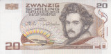 Bancnota Austria 20 Schilling 1986 - P148 aUNC