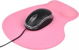 Mousepad TRIXES, cauciuc, roz, 23.5 x 19 cm
