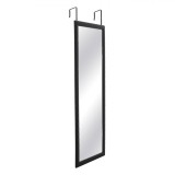 Oglinda Usa Hol Romburi Negru 35x95 cm, Montare Ușoară, Design Elegant