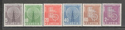 Elvetia.1958 Uniunea Internationala a Telecomunicatiilor-Simboluri SH.171 foto