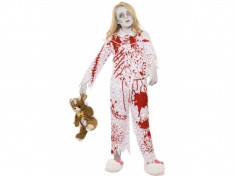 Costum Halloween zombie in pijama (pentru fete) foto