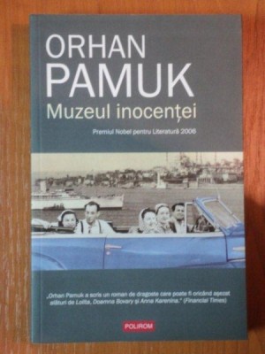 MUZEUL INOCENTEI de ORHAN PAMUK foto