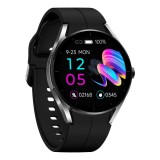 Cumpara ieftin Smartwatch iSEN KS05 Negru, 1.32 IPS HD, ECG, Ritm cardiac, Presiune sanguina, Glicemie, Oxigen, Bluetooth call, Bt v5.1, IP67, 240mAh