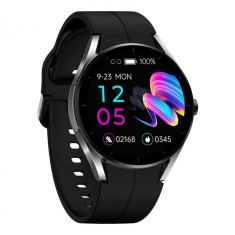 Smartwatch iSEN KS05 Negru, 1.32 IPS HD, ECG, Ritm cardiac, Presiune sanguina, Glicemie, Oxigen, Bluetooth call, Bt v5.1, IP67, 240mAh