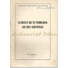 Elemente Noi In Tehnologia Culturii Cartofului