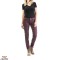 Blugi (jeans) femei pentru scuter - motocicleta Ixon model Vicky culoare: burgundy (visiniu) (Cordura&reg; Denim) L