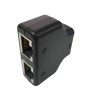 Splitter Retea 2xRJ45, CE Contact Electric, Cablu UTP/FTP, Distribuitor 1x RJ45 Mama la 2xRJ45 Mama, Set 2 Bucati