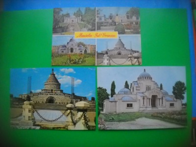 HOPCT LOT 3092 -IP-MAUSOLEE IN -JUD -VRANCEA-3 CARTI POSTALE-CIRCULATE foto