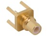 Conector SMC soclu tată 50&Omega; THT cablu PTFE aurit