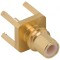 Conector SMC soclu tată 50&Omega; THT cablu PTFE aurit