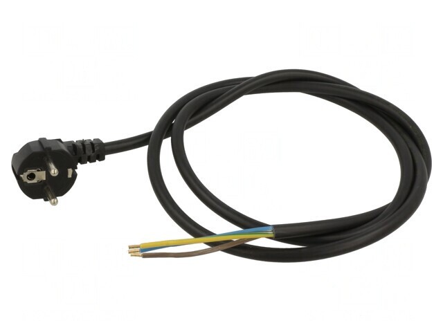 Cablu Electric 3x1,5mm2 PVC cu Ştecăr &icirc;n Unghi