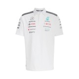 Mercedes AMG Petronas tricou polo white official Teamline Replica F1 Team 2025 - M