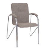 Scaun Ana - cadru cromat - stofa - diverse culori - Stofa D-bordo D59
