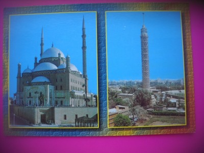 HOPCT 6876 MOSCHEEA MOHAMED ALI- TURNUL CAIRO -EGIPT -AFRICA-NECIRCULATA foto