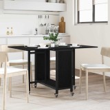vidaXL Masă de dining pliabilă cu rotițe 130 x 80 x 76,5 cm 8006043
