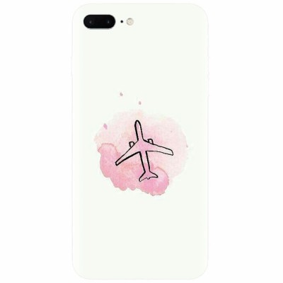 Husa silicon pentru Apple Iphone 8 Plus, Airplain foto