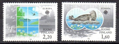 FINLANDA 1986, EUROPA CEPT - Fauna, serie neuzata, MNH foto