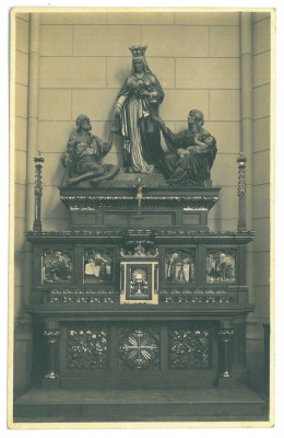 330 - TIMISOARA, Catholic Altar, Romania - old postcard, real Photo - unused foto