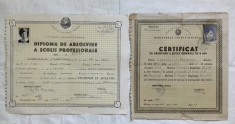 Diplome de studii si calificari 1965 - 1967