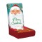 Husa pentru scaun, flippy, tematica craciun, model 3 merry christmas, alb/albastru