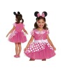 Costum carnaval pentru copii Minnie Mouse Roz Deluxe, marime S (5-6 ani)