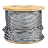 Tambur cablu otel zincat Micul Fermier 5 mm, 100 m pentru tractare si prinderi sigure