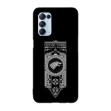 Husa compatibila cu Oppo A55, Viceversa, model House Stark Game of Thrones, Silicon, TPU, Transparent, Carcasa