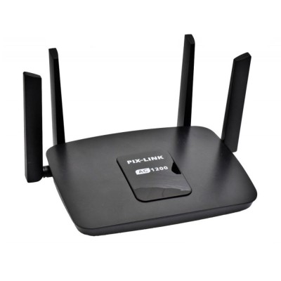 Router Wireless AC, 1200Mbs, Dual Band 2,4G/5G, Pix-Link LV-AC06, 196954 foto