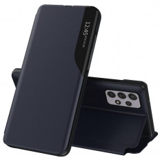 Husa pentru Samsung Galaxy A52 4G / A52 5G / A52s 5G, Techsuit eFold Series, Dark Blue