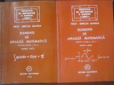 Elemente de analiza matematica pentru clasa XII-a 2 volume Mircea Ganga
