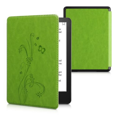 Husa pentru Amazon Kindle Paperwhite 11, Kwmobile, Verde, Piele ecologica, 56256.42 foto