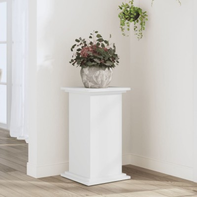 vidaXL Suport de plante, alb, 33x33x60 cm, lemn prelucrat 852960 foto