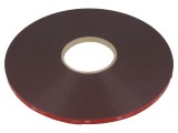 Bandă de Fixare Acrilică Gri &Icirc;ntunecat 9mm x 33m VHB 4611
