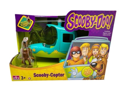 Figurina Scooby Doo cu elicopter Scooby Copter 7cm 3+ foto