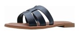 Papuci dama The Drop Monika, negru, marime 40 - OUTLET