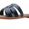 Papuci dama The Drop Monika, negru, marime 40 - OUTLET
