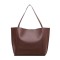 Geanta tote de Umar cu Design Simplu si Minimalist, Capacitate Mare - Maro