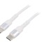 Cablu USB C 0,5m Alb