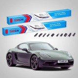 Cumpara ieftin Ștergătoare Porsche 718 Cayman GTS 982 2019-2026 | Set Față Flat &ndash; TeamCar&reg;