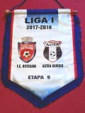 Fanion (oficial-protocol) meci fotbal FC BOTOSANI - ASTRA GIURGIU (etapa nr.9 sezonul 2017/2018)