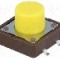 Microintrerupator, 12x12mm, OFF-(ON), SPST-NO, DIPTRONICS - DTSM-25Y-V-B