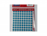 Etichete Autoadezive Color, D 8 Mm, 750 Buc/set - Albastru, Tanex