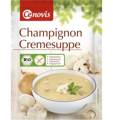 Supa Crema de Ciuperci Champignon Bio 60 grame Cenovis foto