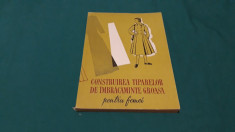 CONSTRUIREA TIPARELOR DE IMBRACAMINTE GROASA PENTRU FEMEI/ 1959 foto